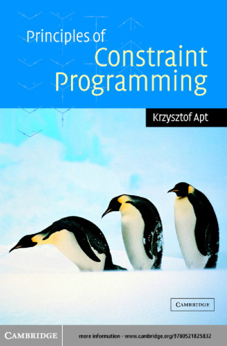 خرید و دانلود نسخه کامل کتاب Principles of Constraint Programming