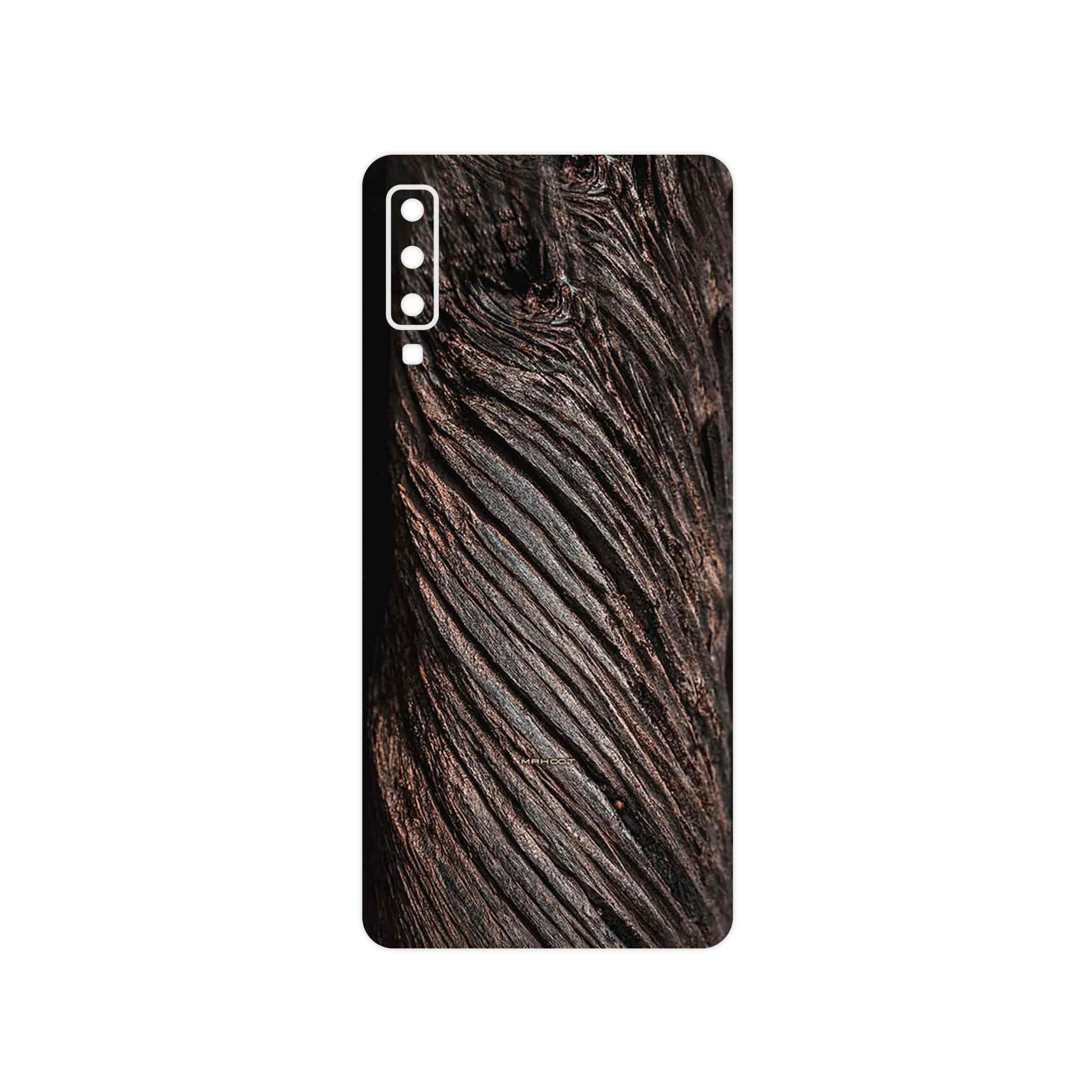 برچسب پوششی ماهوت مدل Wood Texture 9 مناسب برای گوشی موبایل سامسونگ Galaxy A7 2018