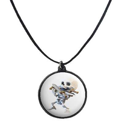 گردنبند پرمانه طرح clash کد pmb.26438مدل دو طرفه