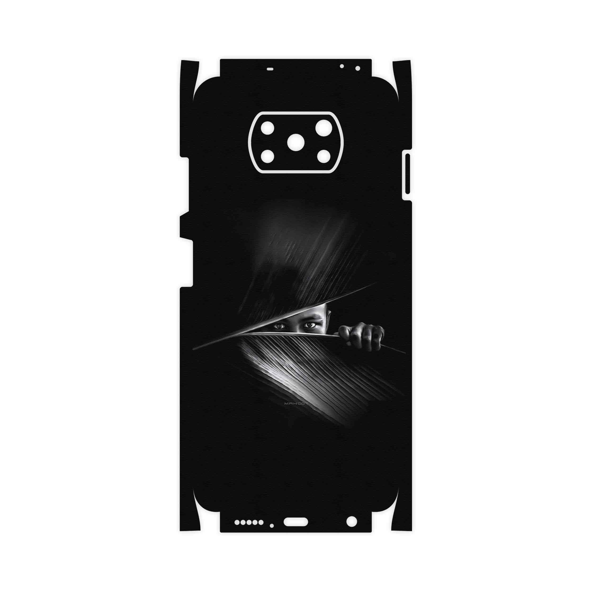 برچسب پوششی ماهوت مدل Black Portrait-FullSkin مناسب برای گوشی موبایل شیائومی Poco X3 NFC