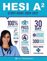 خرید و دانلود نسخه کامل کتاب HESI A2 Study Guide: Test Prep Guide with Practice Test Review Questions for the HESI Admission Assessment Exam Review - PDF