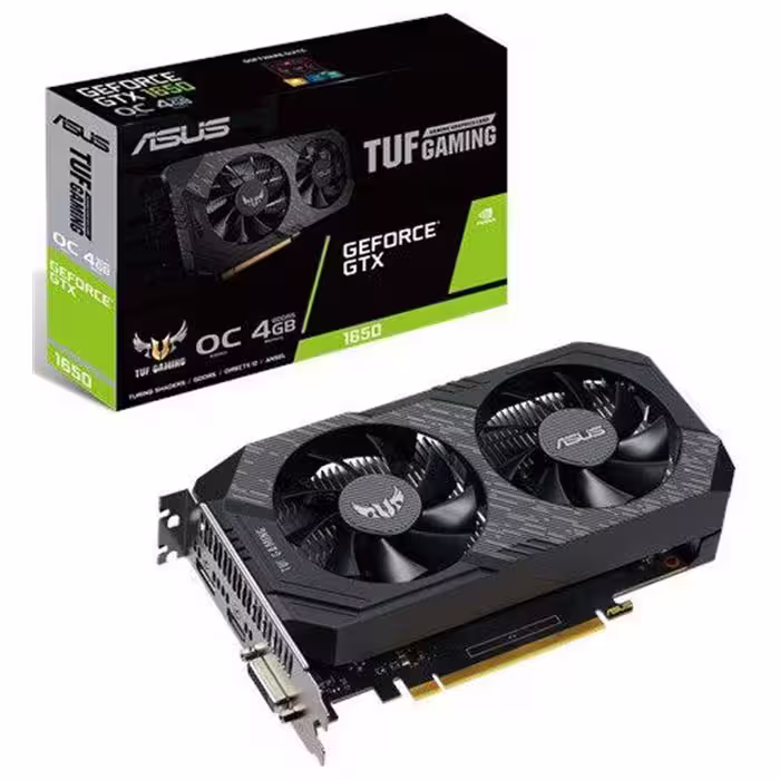 کارت گرافیک ایسوس TUF GAMING GeForce GTX1650 O4G