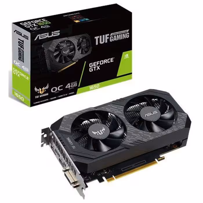 کارت گرافیک ایسوس TUF GAMING GeForce GTX1650 O4G