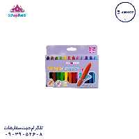 پاستل ارگونومیک 12 رنگ 92414 اسکول فنس