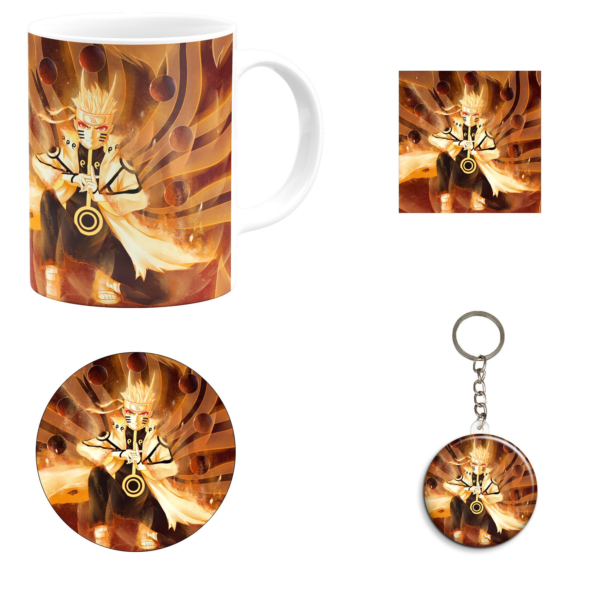 ست هدیه ماگ مدل انیمه ناروتو کد M34