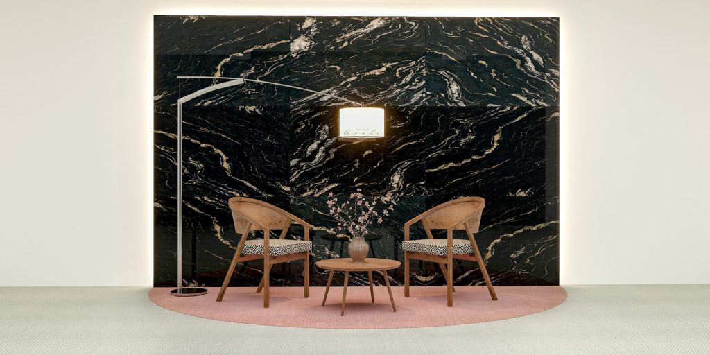 سرامیک تیتانیوم مشکی پولیش پالرمو 80*120