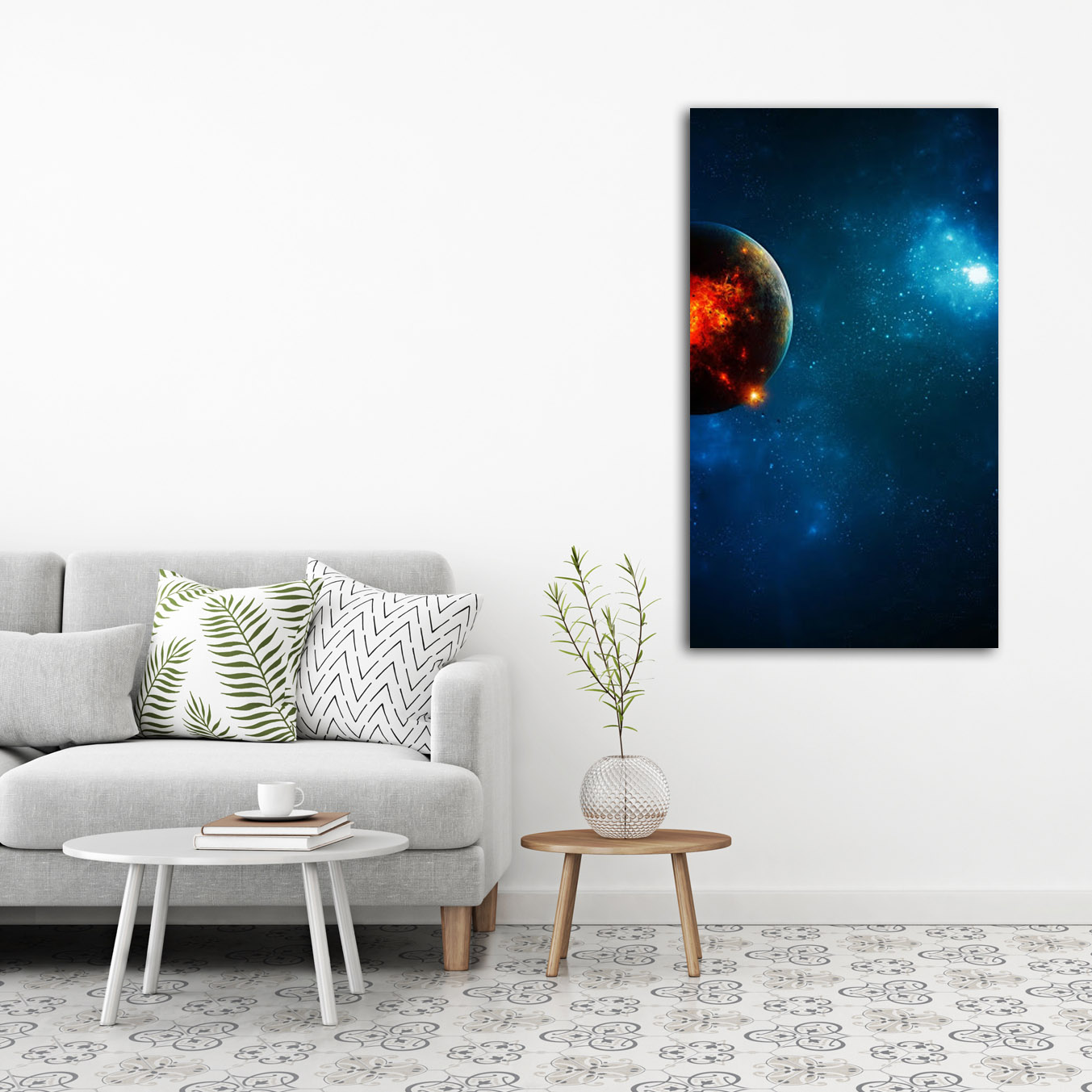 تابلو شاسی مدل سیاره و آسمان کد 17