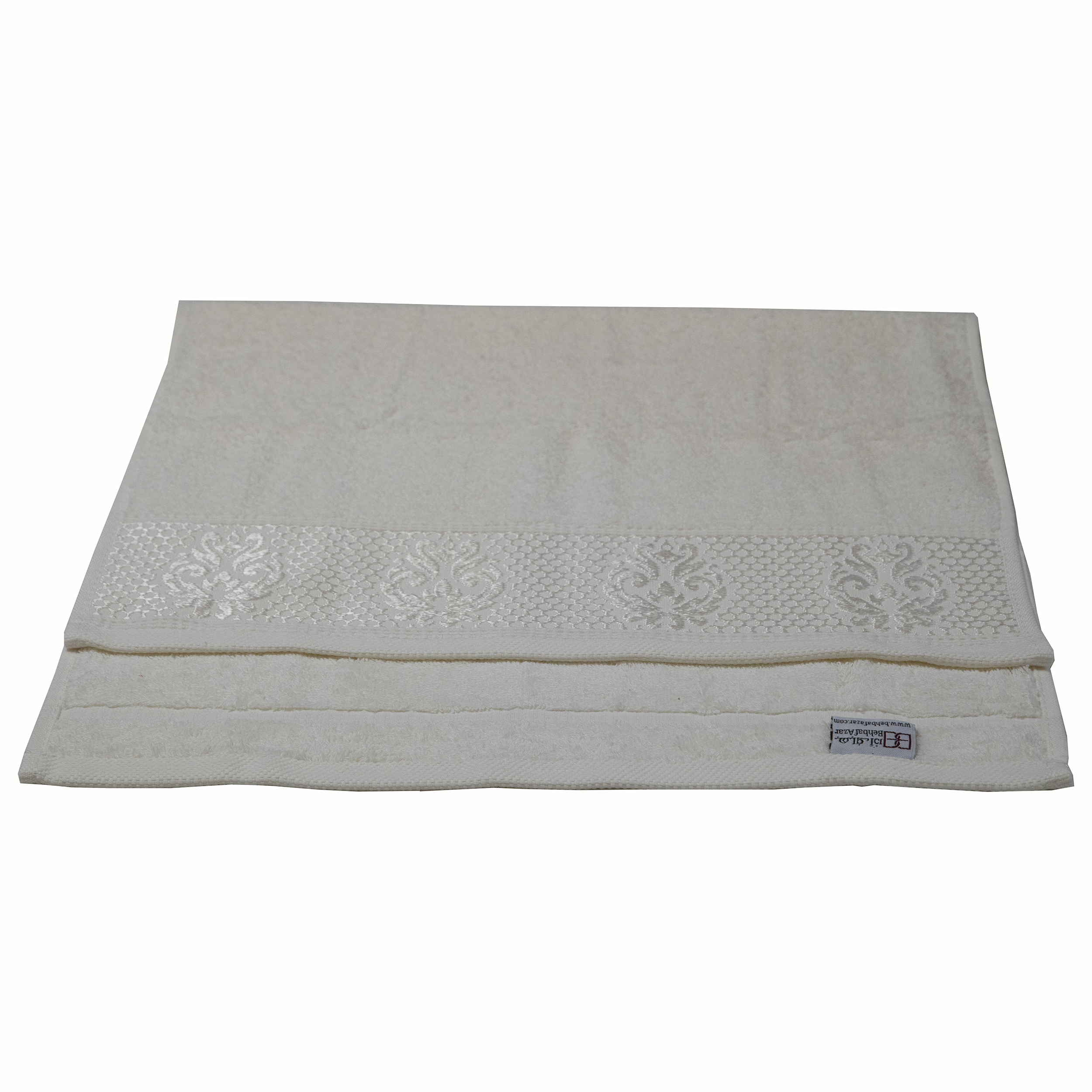 حوله دستی بهباف آذر مدل آرامیس سایز 40x78 سانتی متر