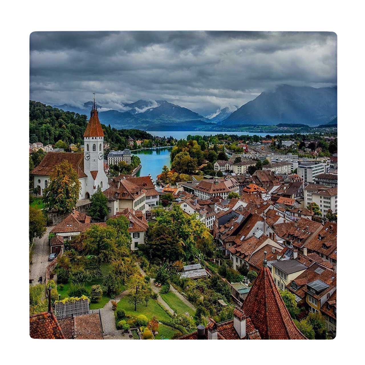 کاشی کارنیلا طرح شهر اروپایی کد wkk3042