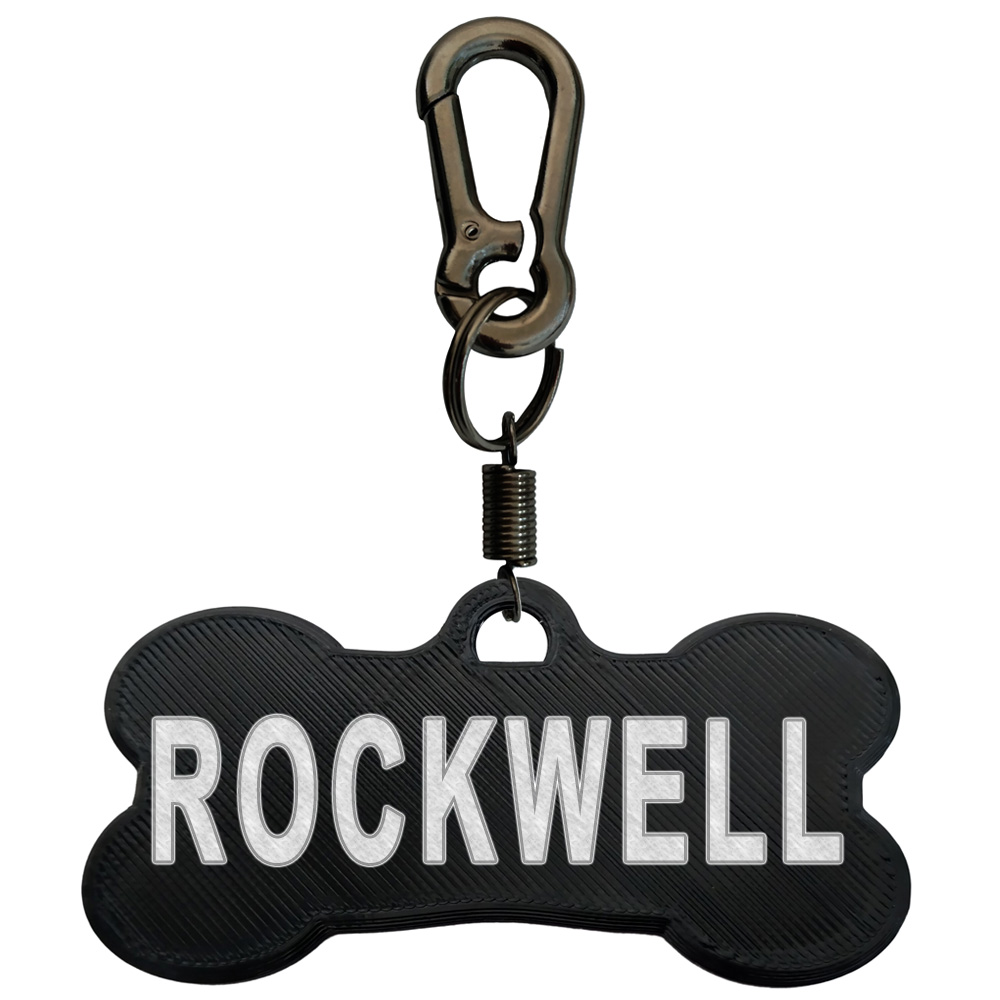 پلاک شناسایی سگ مدل Rockwell