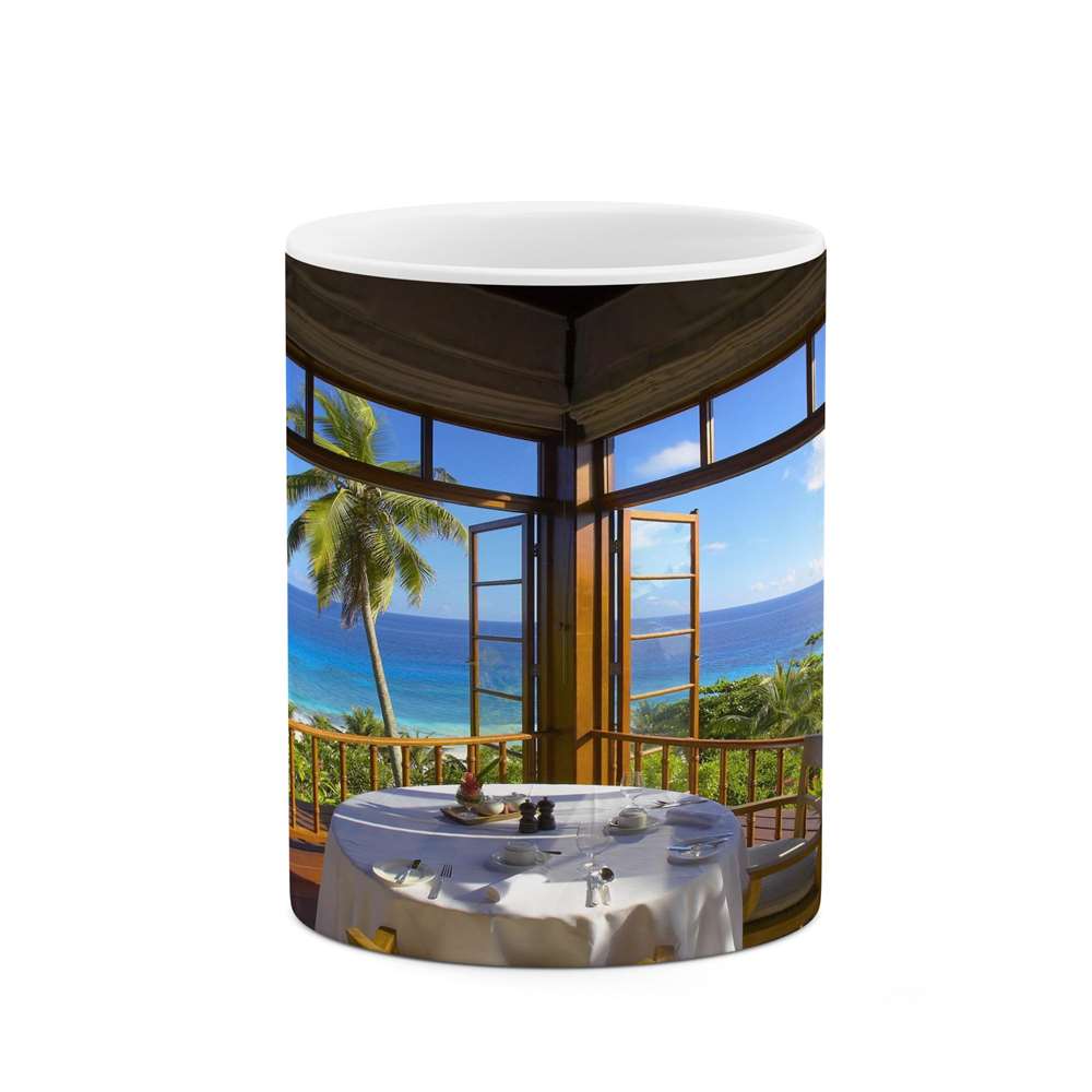 ماگ کاکتی طرح شهر مدل mgs13345