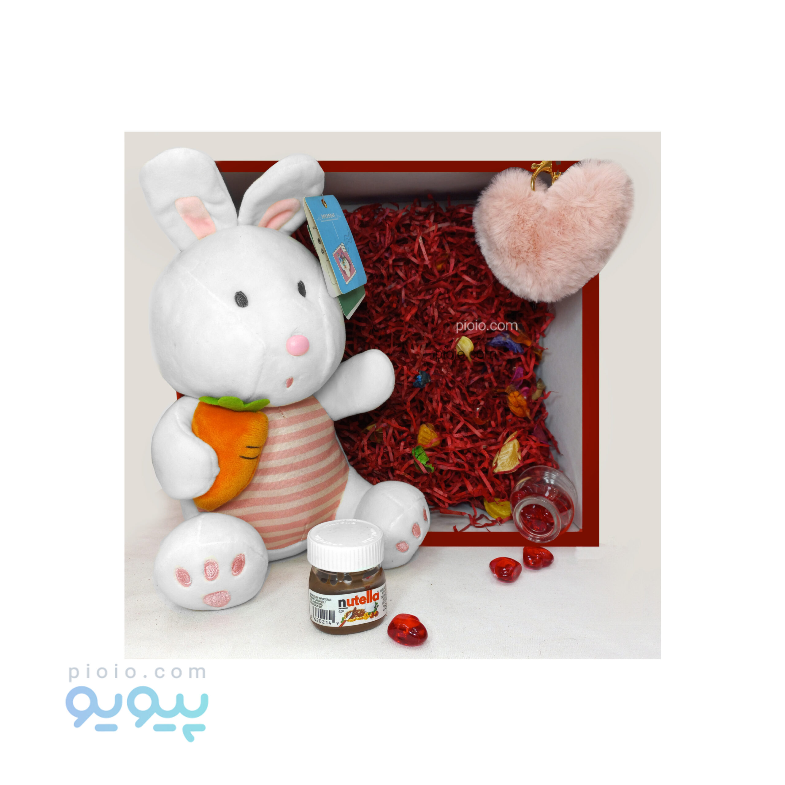 پک ولنتاین دخترانه با عروسک خرگوش