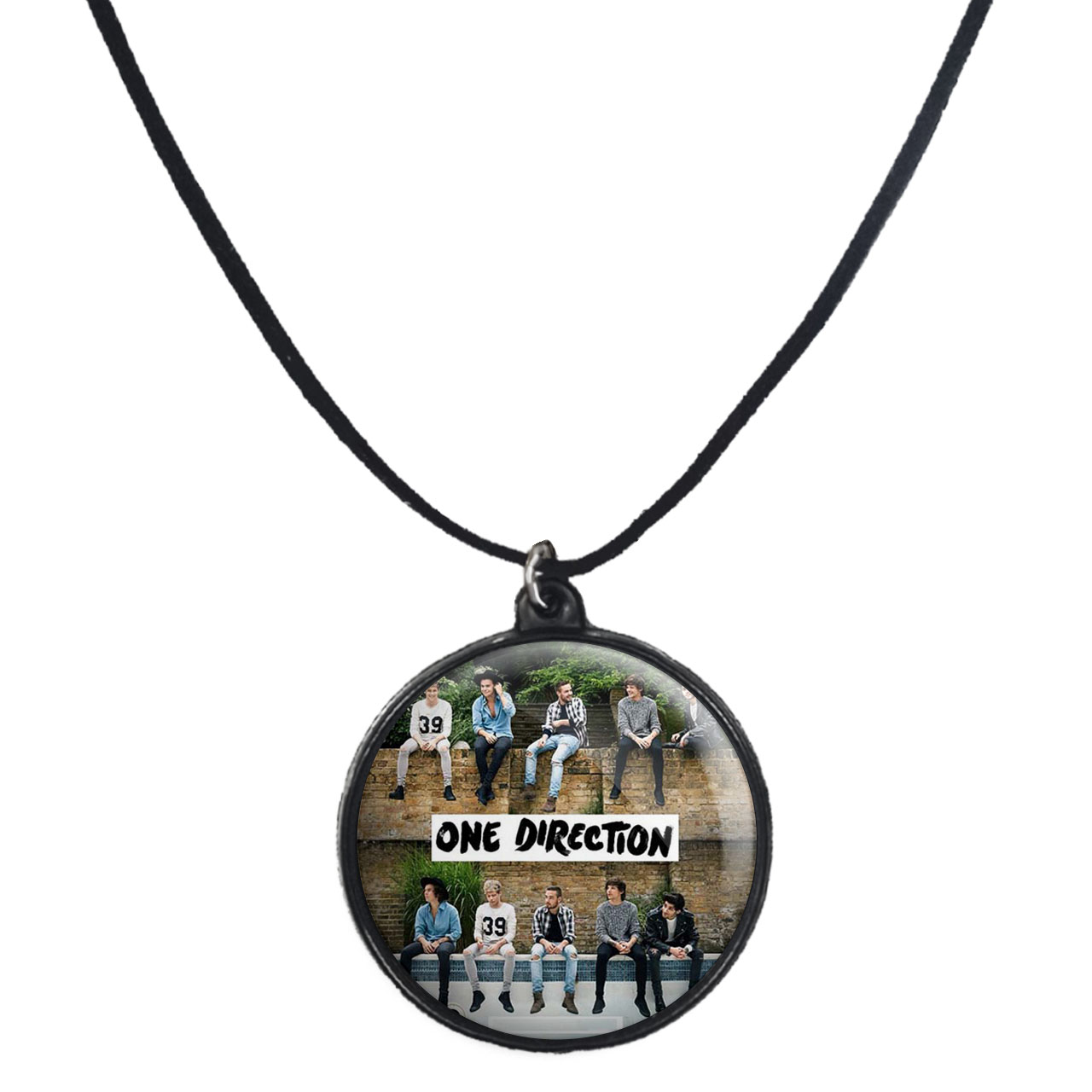 گردنبند پرمانه طرح One Direction کد pmb.13694 مدل دو طرفه