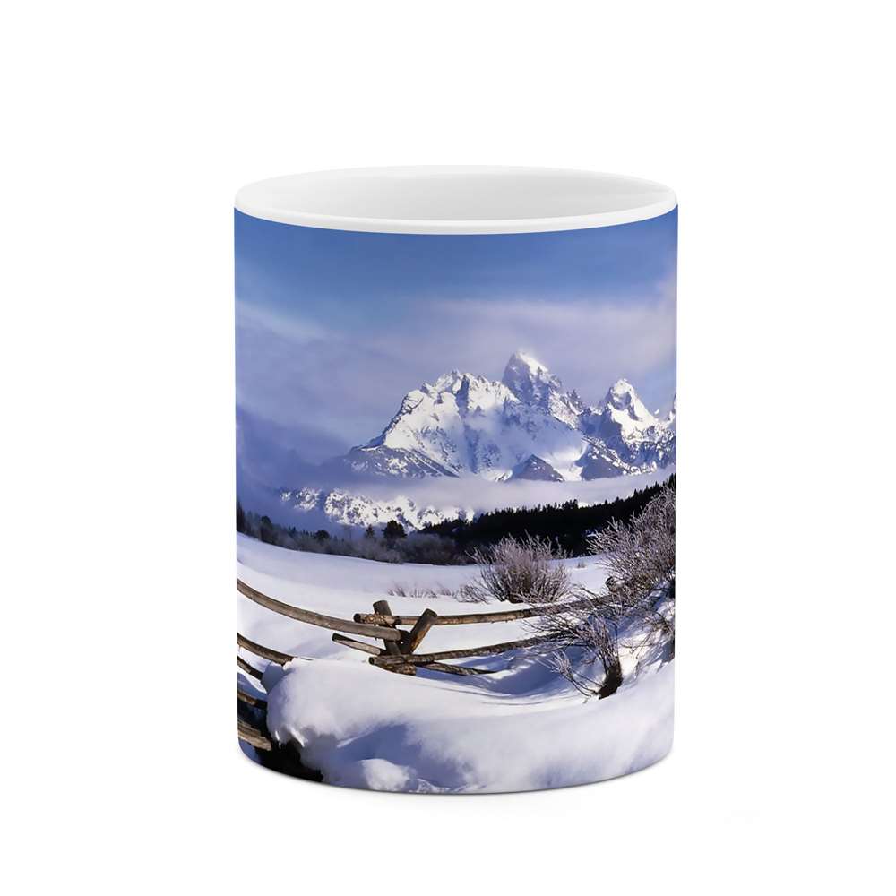 ماگ طرح منظره برفی مدل mgs07986