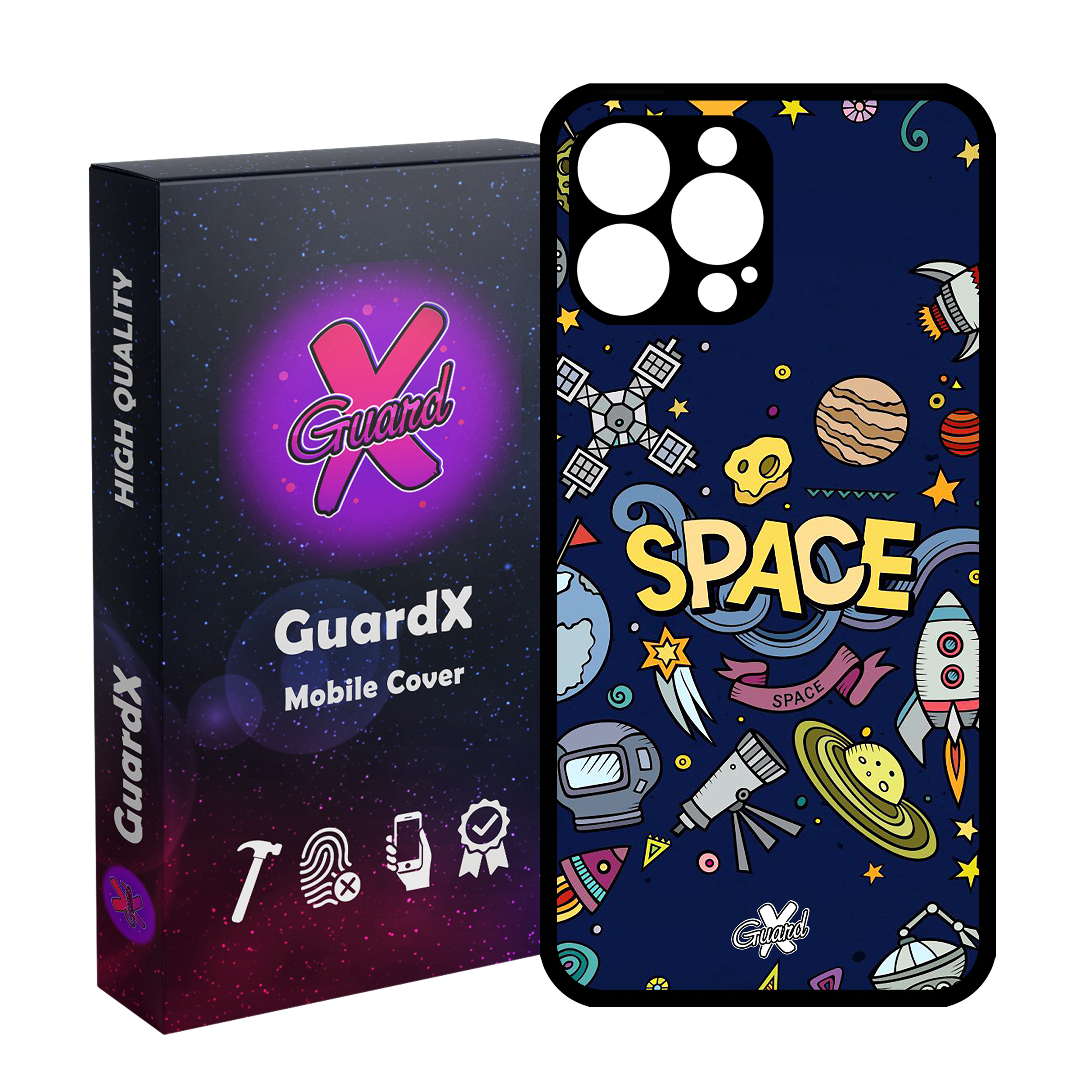 کاور گارد ایکس طرح Galaxy مدل Glass10009 مناسب برای گوشی موبایل اپل iPhone 13 Pro Max