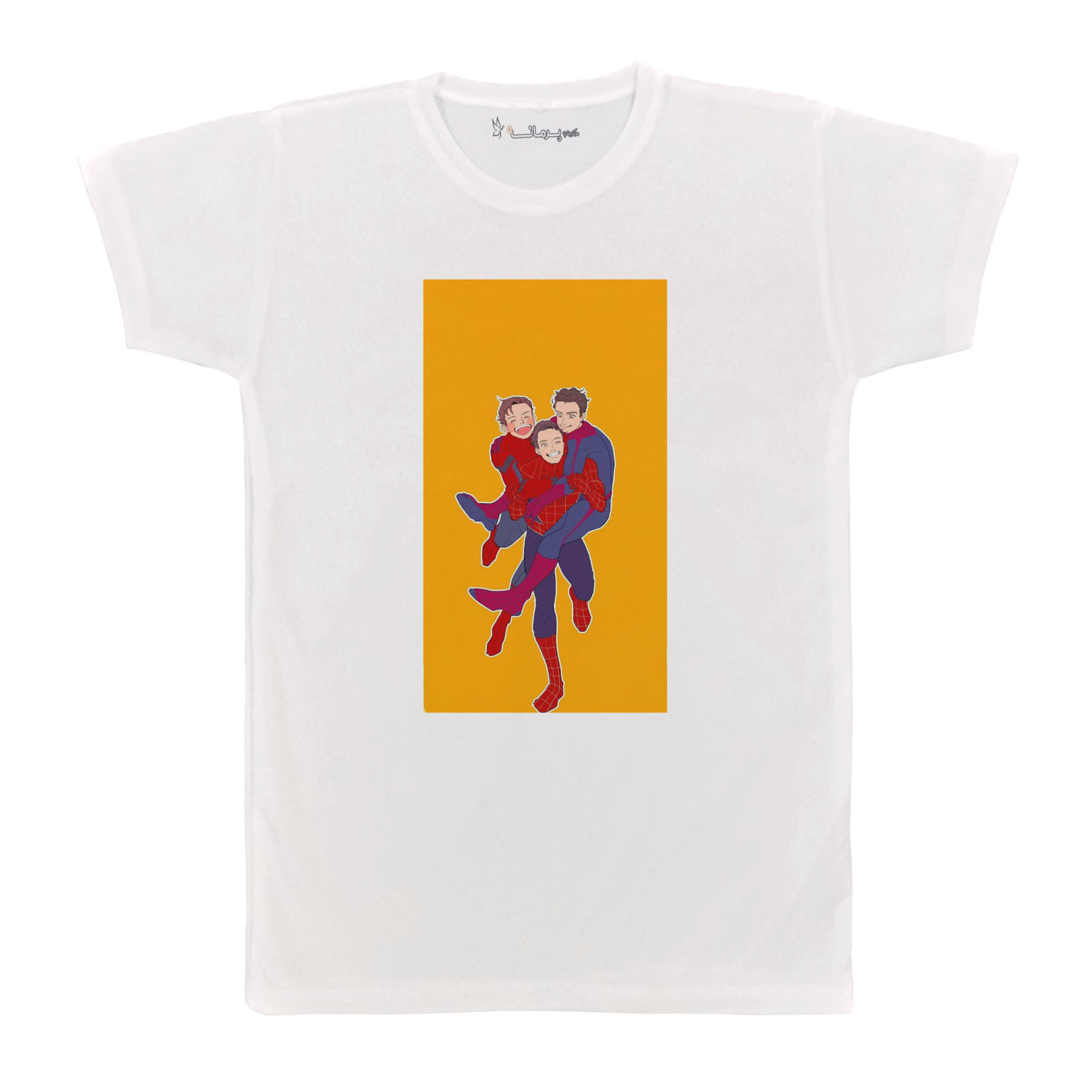 تی شرت آستین کوتاه بچگانه پرمانه طرح مرد عنکبوتی کد pmt.6749