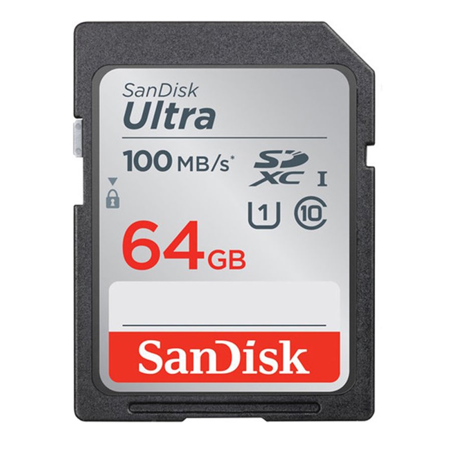 کارت حافظه سندیسک SanDisk 64GB Ultra SDXC UHS-I 100MB/s Memory Card