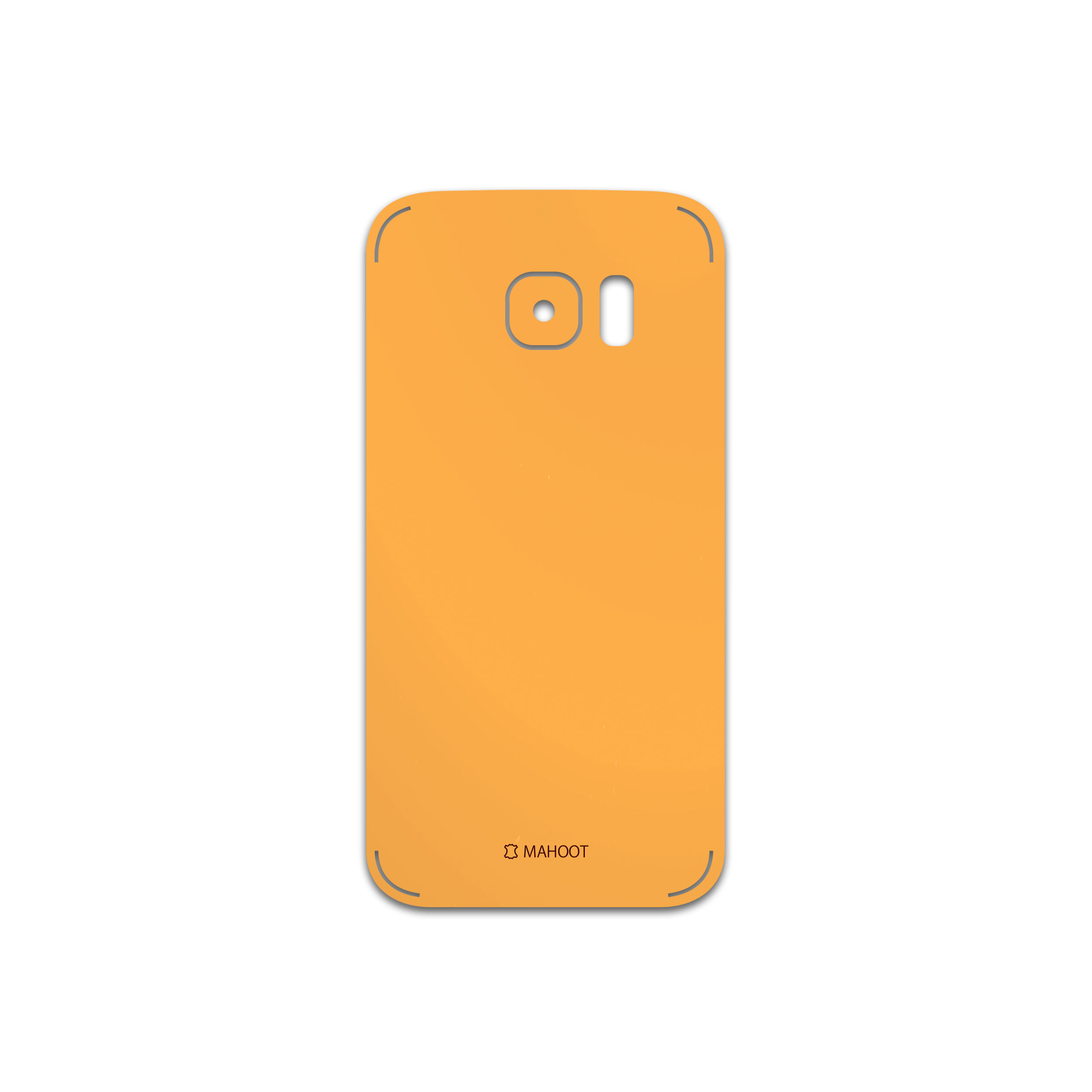 برچسب پوششی ماهوت مدل Matte-Orange مناسب برای گوشی موبایل سامسونگ Galaxy S7