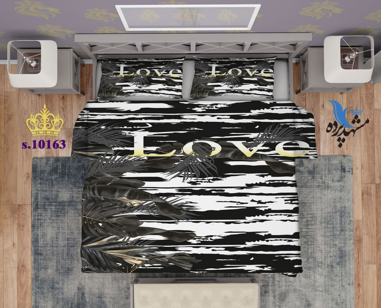 ست روتختی دو نفره طرح فانیزی لایو S10163