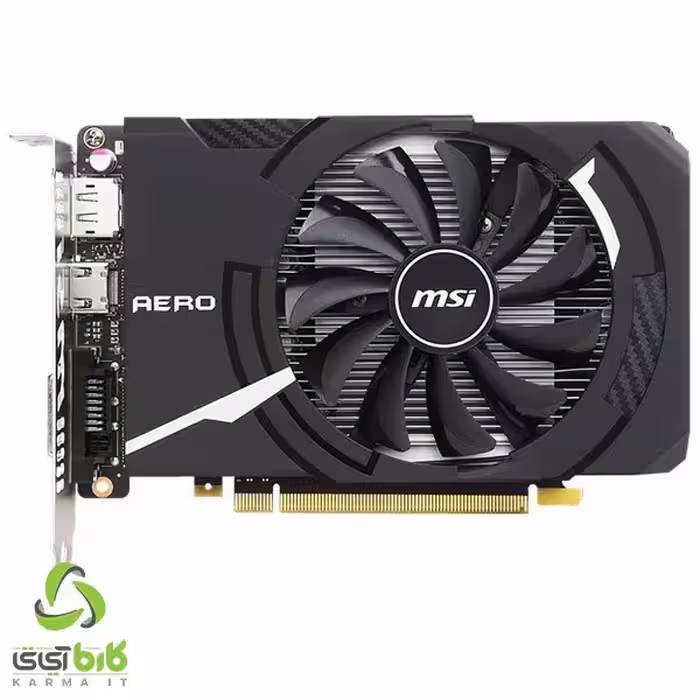 کارت گرافیک ام اس آی GTX1050 Ti AERO ITX 4GB OC V1