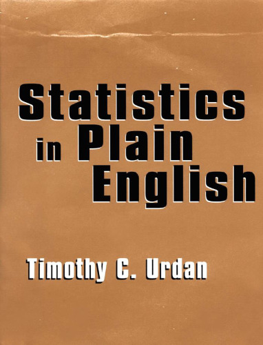 خرید و دانلود نسخه کامل کتاب Statistics in Plain English