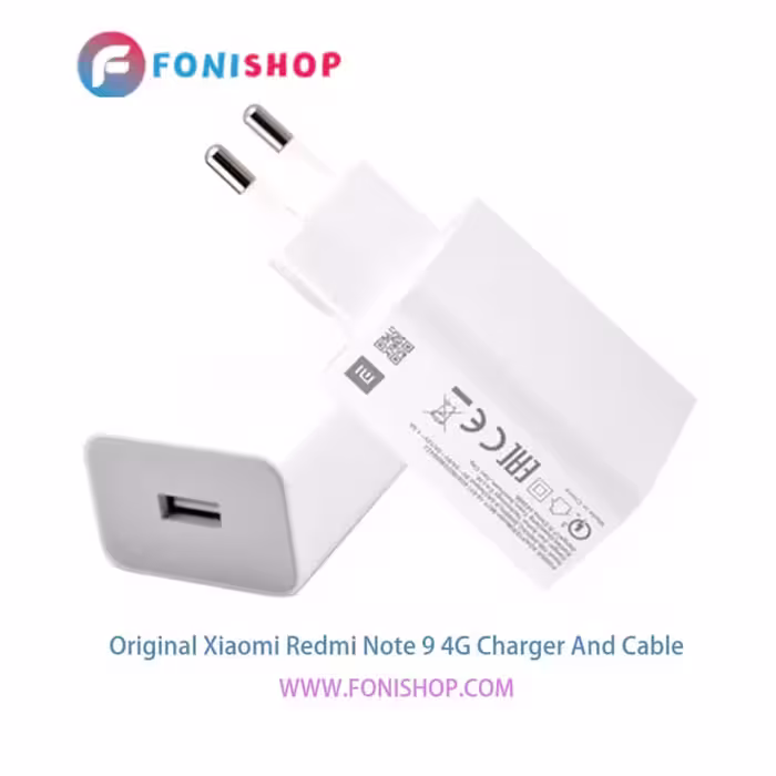 کابل و شارژر فست شارژ اصلی شیائومی Redmi Note 9 4G