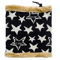 دستمال سر و گردن مدل اسکارف تو خز بافت