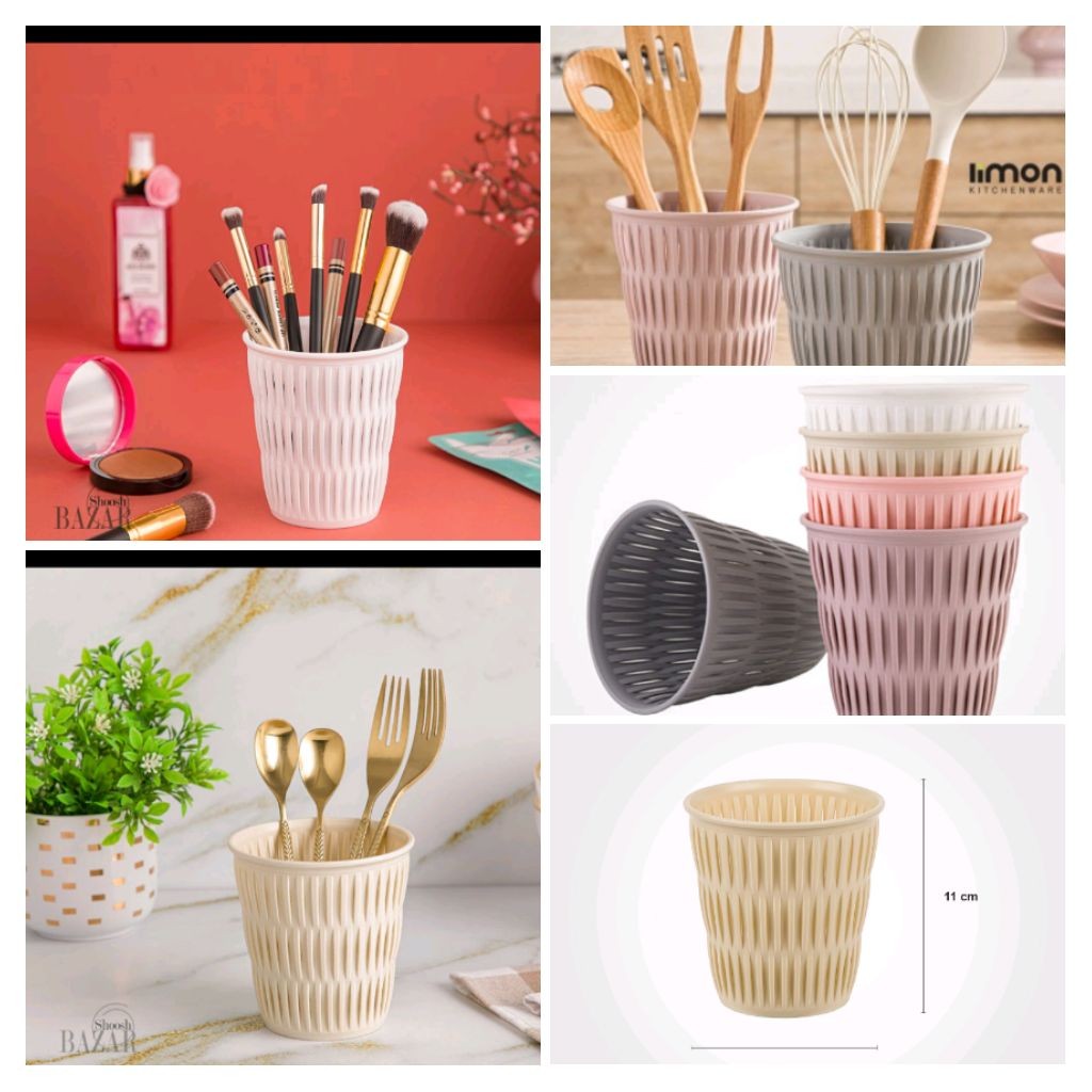 سطل آرایشی لیمون سبد همه کاره لیمون ظرف پلاستیکی سطل پلاستیکی 