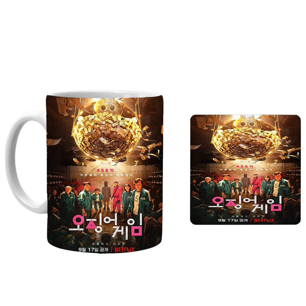 ماگ مدل بازی مرکب کد sg20 به همراه زیرلیوانی