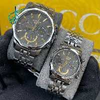 خرید ست ساعت زنانه و مردانه سیتیزن اسپشیال سه موتوره فعال کیفیت عالی ساخت ژاپن استیل رنگ ثابت کد 2116051 - ردگل