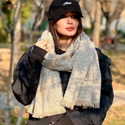 شال موهر وارداتی شنل لمه دار