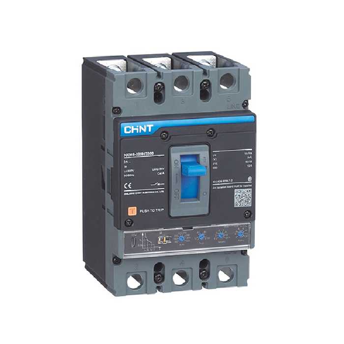 کلید اتوماتیک قابل تنظیم 1600 آمپر چانت مدل NXMS-1600H با رله الکترونیکی