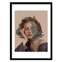 قیمت و خرید ‌‌‌‌تابلو دکوراتیو مدل نقاشی پرتره سورئال کد 2212