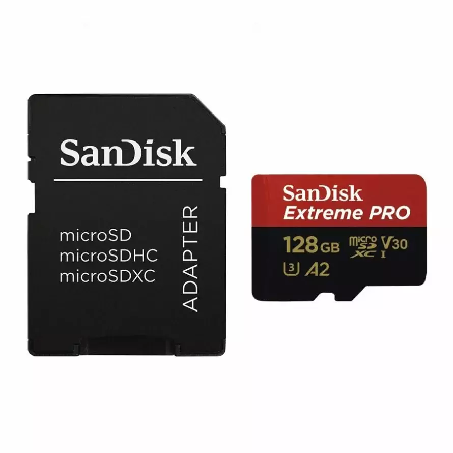 کارت حافظه میکرو اس دی سن دیسک Extreme Pro A2 UHS I 128GB