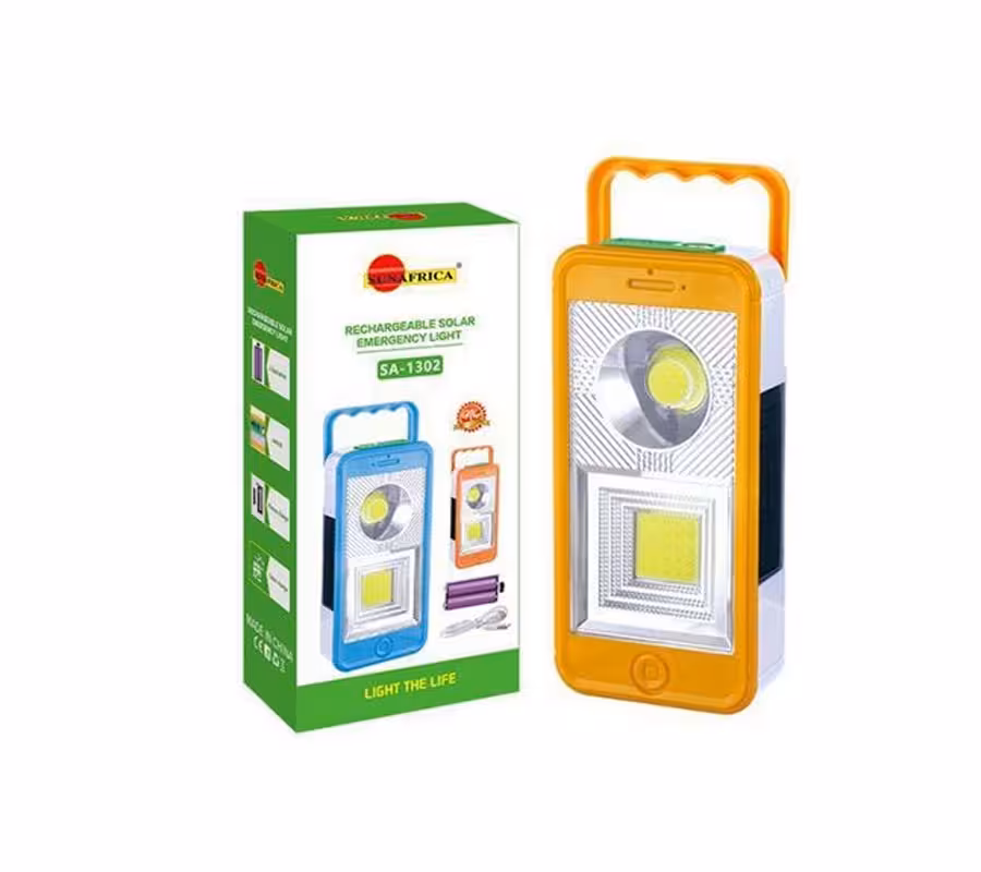 خرید و قیمت چراغ اضطراری خورشیدی قابل شارژ سان افریکا مدل SA-1302