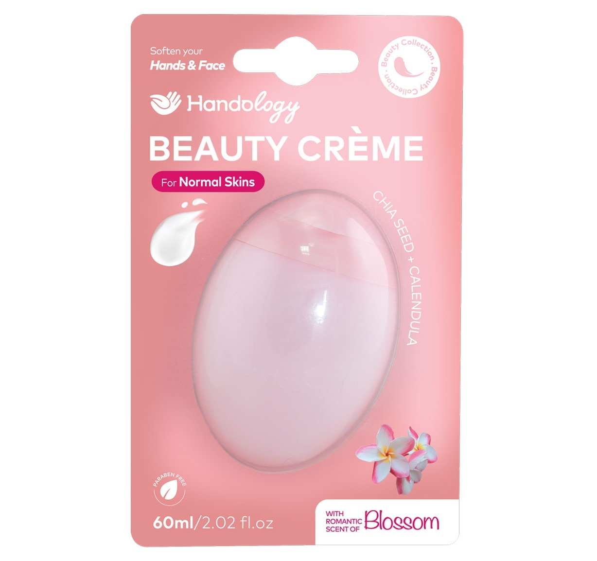 هندولوژی کرم مرطوب کننده دست و صورت پوست نرمال 60 میل رایحه BLOSSOM