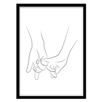 قیمت و خرید تابلو دکوراتیو مدل نقاشی لاین‌آرت مینیمال کد 1019