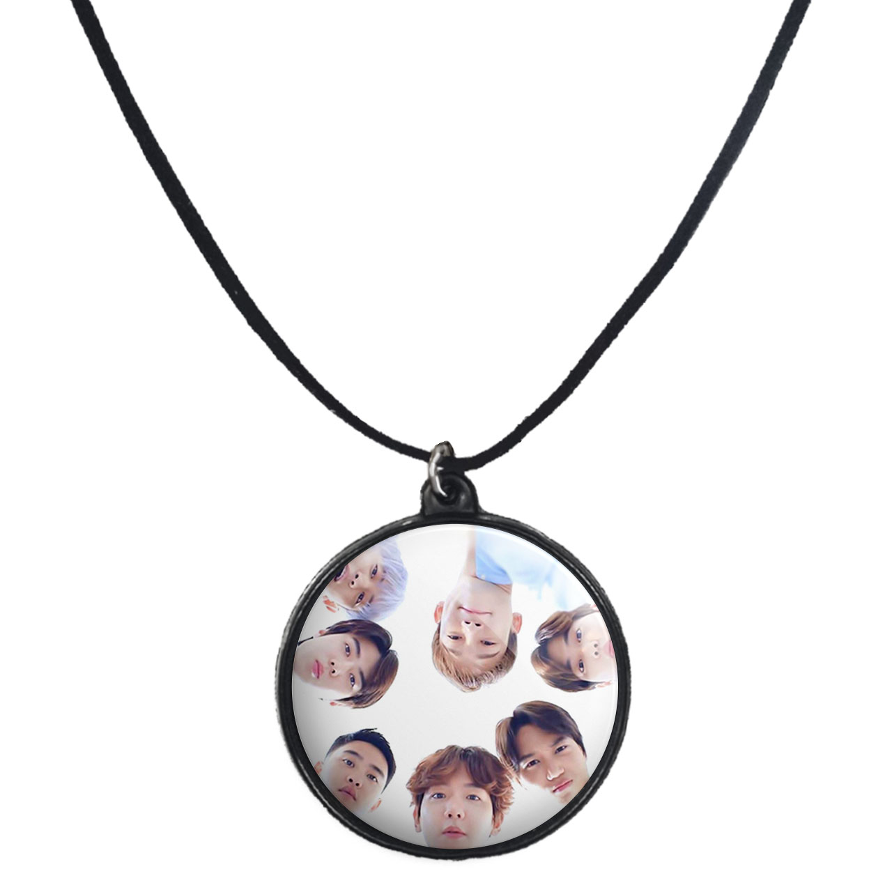 گردنبند پرمانه طرح exo کد pmb.13898 مدل دو طرفه