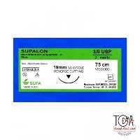 نخ بخیه نایلون 3/0 کات سوزن 19