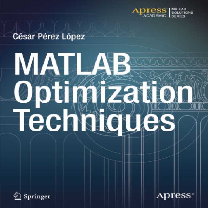 خرید و دانلود نسخه کامل کتاب MATLAB Optimization Techniques