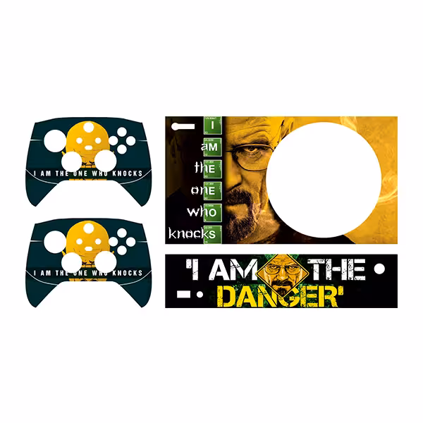 برچسب کنسول بازی ایکس باکس series s مدل breaking bad کد3 مجموعه 4 عددی