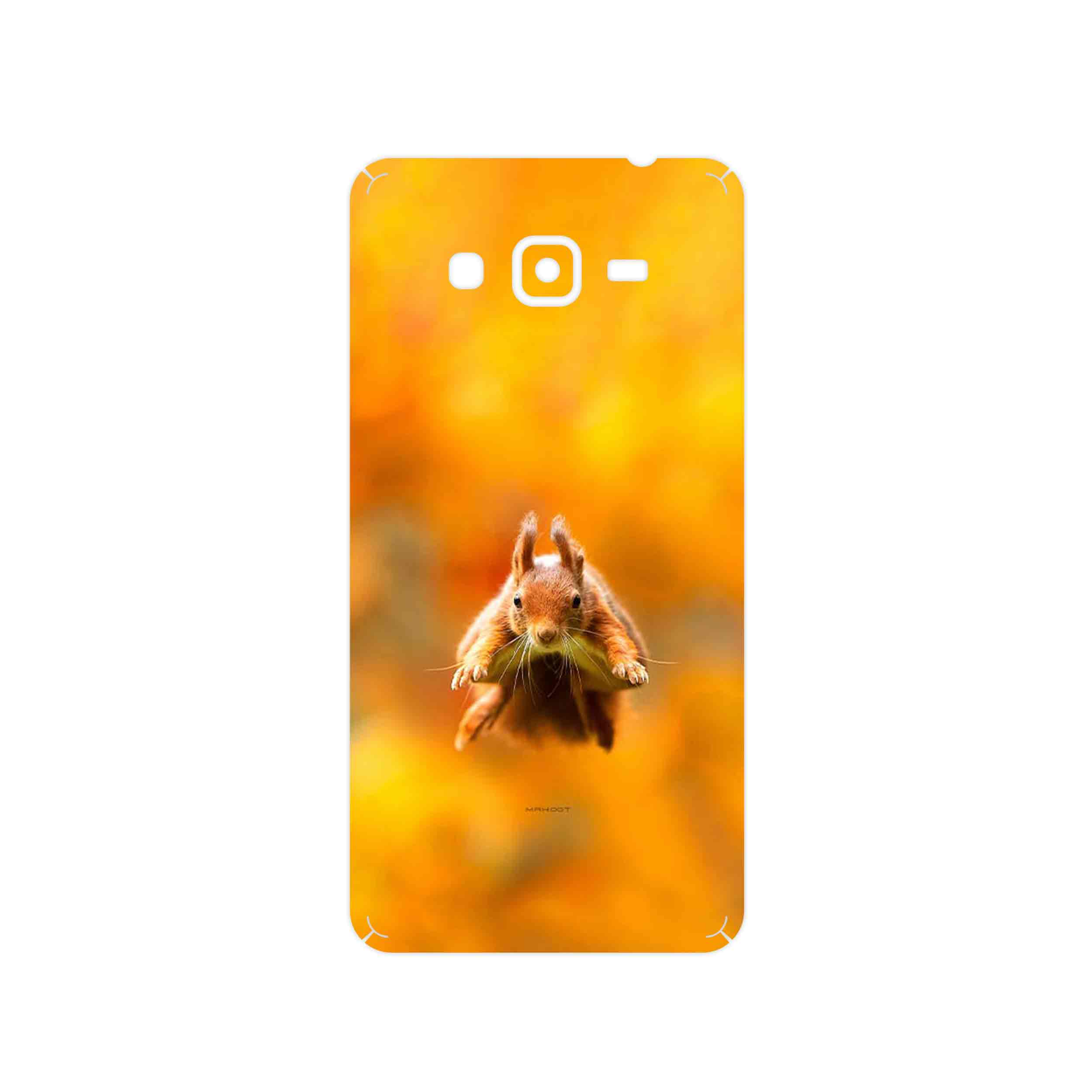 برچسب پوششی ماهوت مدل Squirrel مناسب برای گوشی موبایل سامسونگ Galaxy Grand Prime