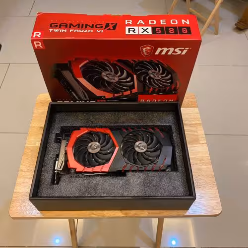 کارت گرافیک MSI RX580 8G GAMING X (بدون کارتن)