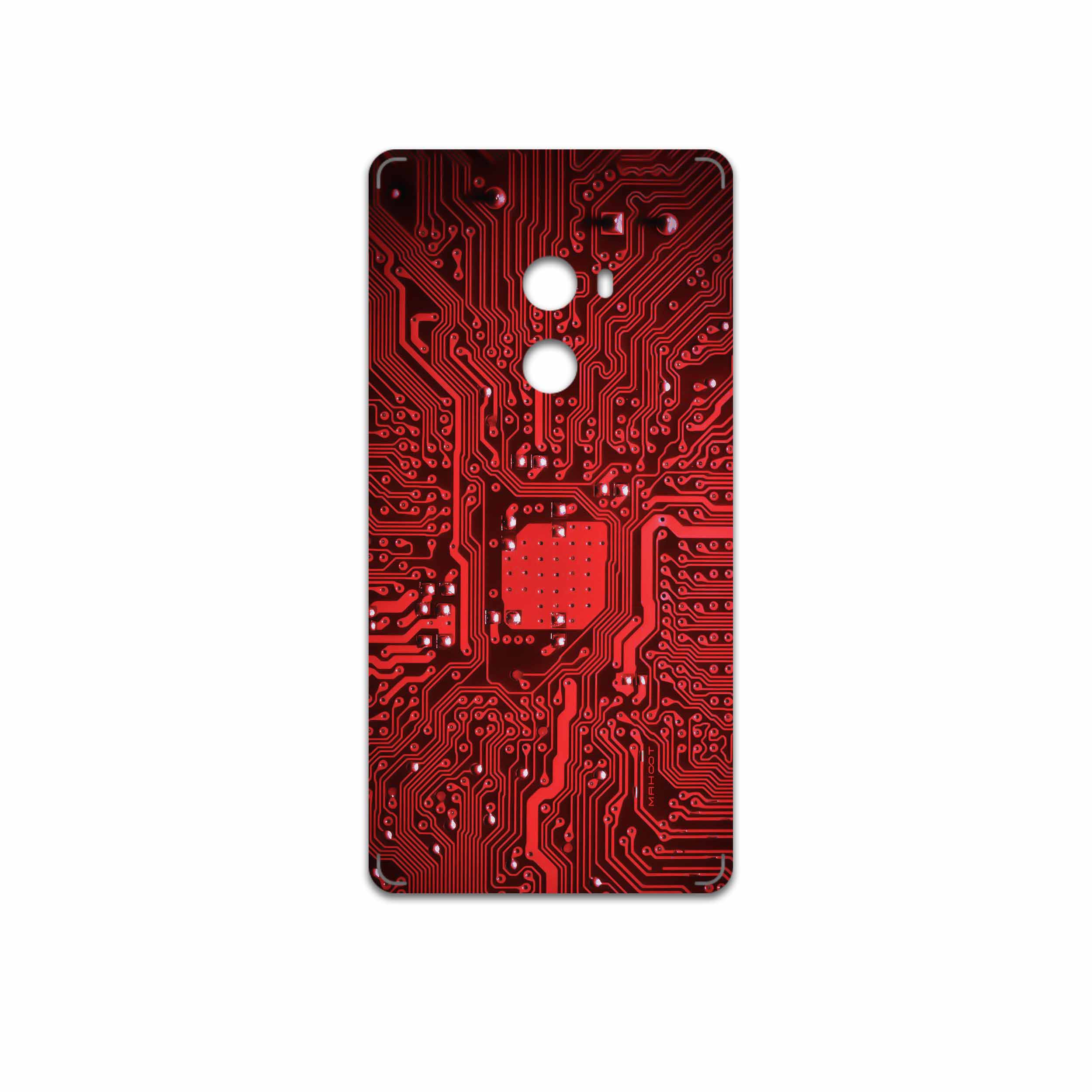 برچسب پوششی ماهوت مدل Red Printed Circuit Board مناسب برای گوشی موبایل شیائومی Mi Mix 2