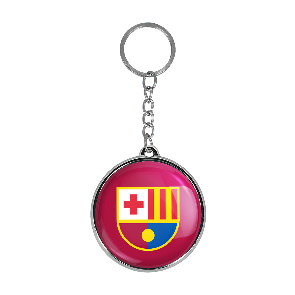 جاکلیدی خندالو طرح باشگاه بارسلونا مدل دوطرفه کد 20382011