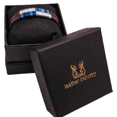 دستبند چرم وارک مدل آرت کد rb102