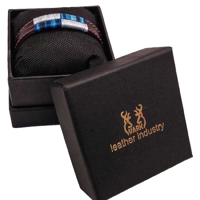 دستبند چرم وارک مدل آرت کد rb102