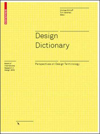  دانلود کتاب Design Dictionary - Perspectives on Design Terminology - دانلود کتاب های دانشگاهی