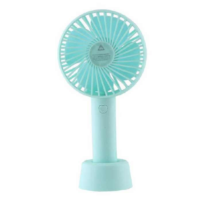 پنکه رومیزی شارژی مدل Simple life آبی
