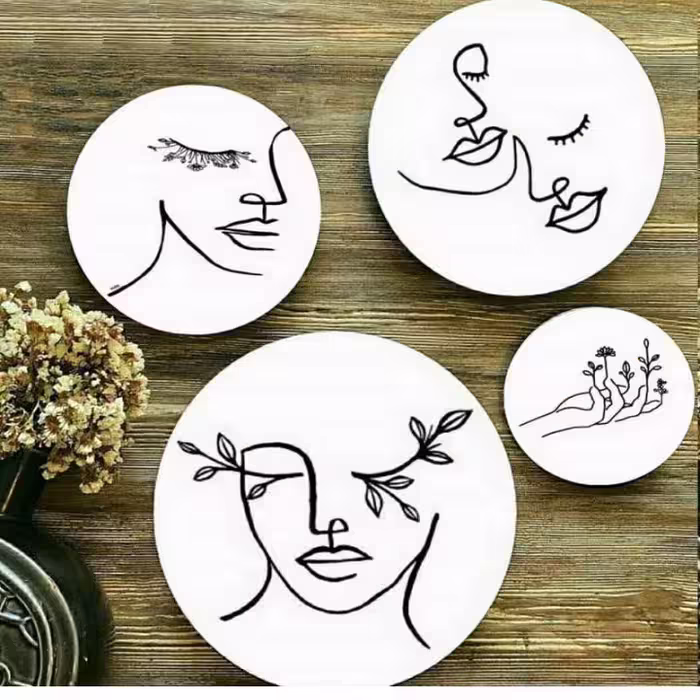 دیوارکوب سفالی بانو
